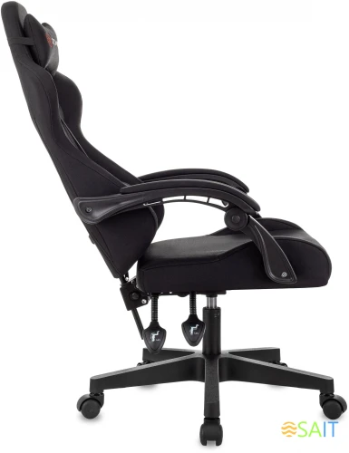 Кресло игровое Zombie Void черный с подголов. крестов. пластик