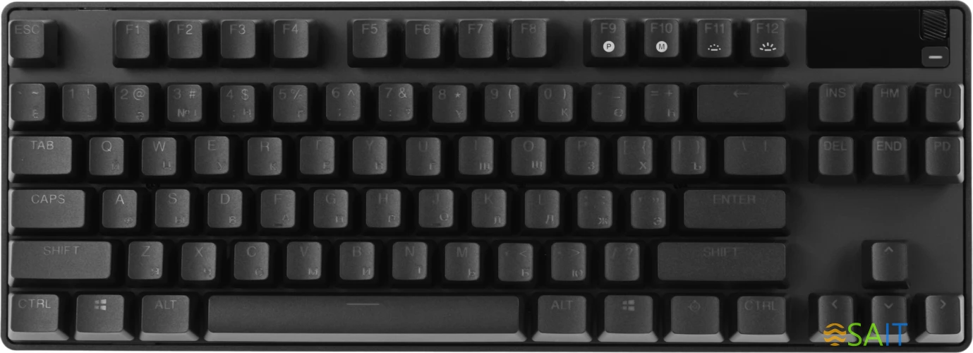 Клавиатура Steelseries Apex Pro TKL (2023) механическая черный USB for gamer LED (подставка для запястий) (64856)