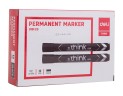 Маркер перманентный Deli EU10120 Think скошенный пиш. наконечник 1.5-5мм черный