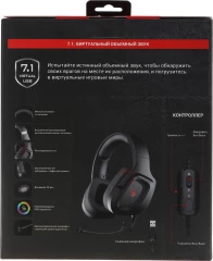 Наушники с микрофоном A4Tech Bloody G573 черный 2м мониторные USB оголовье (G573)