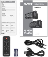 Колонка порт. Sven AC PS-680 черный 65W 1.0 BT 4400mAh (SV-020187)