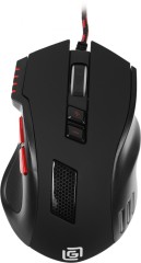 Мышь Оклик 806G черный/красный оптическая 3200dpi USB 8but (1431646)