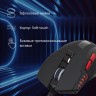 Мышь Оклик 806G черный/красный оптическая 3200dpi USB 8but (1431646)