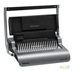 Переплетчик Fellowes Quasar+ (FS-56277) A4/перф.25л.сшив/макс.500л./пластик.пруж. (6-51мм)