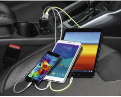 Автомобильное зар./устр. Hama H-173603 5W 2.1A+2.1A+1A 3xUSB универсальное черный (00173603)