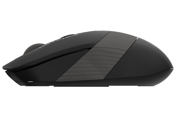 Мышь A4Tech Fstyler FG10S черный/серый оптич. 2000dpi silent беспров. USB для ноутбука 4but (FG10S G FG10S GREY A4Tech FG10S GREY