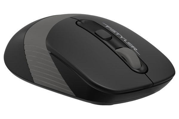 Мышь A4Tech Fstyler FG10S черный/серый оптич. 2000dpi silent беспров. USB для ноутбука 4but (FG10S G FG10S GREY A4Tech FG10S GREY