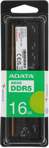 Память DDR5 16GB 5600MHz A-Data AD5U560016G-S RTL PC5-44800 CL46 DIMM 288-pin 1.1В single rank Ret