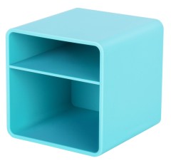 Подставка Deli NS011Blue Nusign 2отд. для письменных принадлежностей 84х84х86мм синий пластик