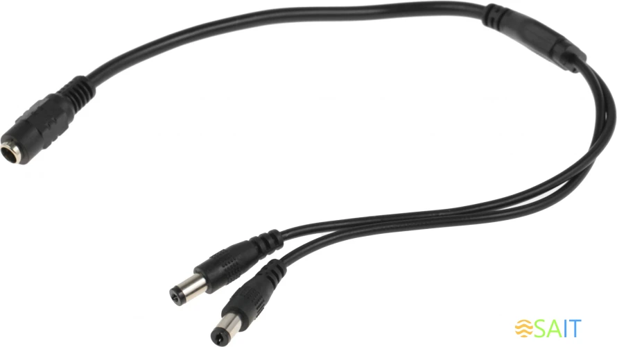 Разветвитель Falcon Eye W-SP1-2H DC (m)/2xDC (m) 0.4м черный