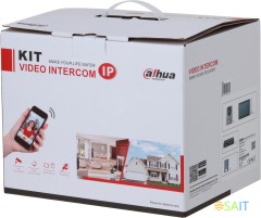 Комплект домофона Dahua DHI-KTP01L(S) черный