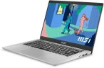 Ноутбук MSI Modern 14 C12MO-1086XRU Core i3 1215U 16Gb SSD512Gb Intel UHD Graphics 14" IPS FHD (1920x1080) Free DOS silver WiFi BT Cam (9S7-14J111-1086)