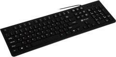 Клавиатура Оклик 505M черный USB slim (1196544) кабель 1.5м