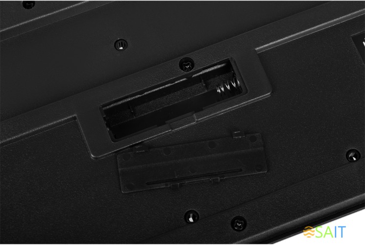 Клавиатура + мышь Оклик 270M клав:черный мышь:черный USB беспроводная (337455)