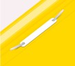 Папка-скоросшиватель Бюрократ -PS-K20YEL A4 прозрач.верх.лист карм.на лиц.стор. пластик желтый 0.12/0.16