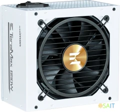 Блок питания Zalman ATX 850W ZM850-TMX2 Snow 80+ gold 24pin APFC 120mm fan 12xSATA Cab Manag RTL