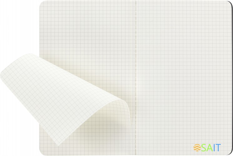 Блокнот Moleskine CAHIER JOURNAL QP317 Large 130х210мм обложка картон 80стр. клетка черный (3шт)