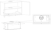 Встраиваемая вытяжка KUPPERSBERG Kuppersberg INPUSH 60 W