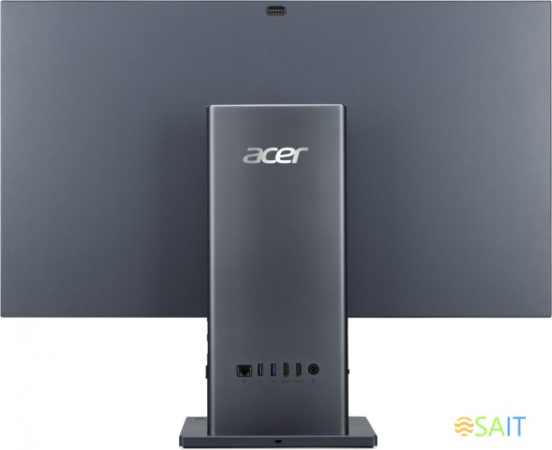 Моноблок Acer Aspire S27-1755 27" WQHD i5 1240P (1.7) 8Gb SSD512Gb Iris Xe CR Eshell GbitEth WiFi BT 135W клавиатура мышь Cam серый 2560x1440