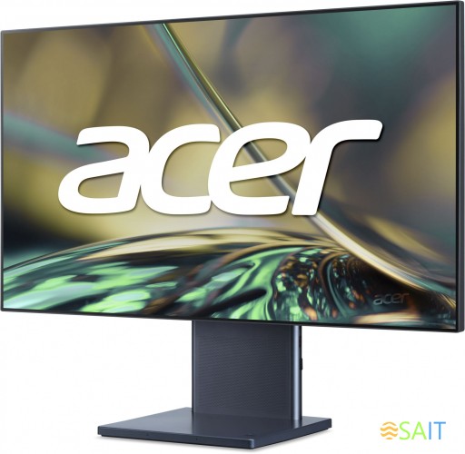 Моноблок Acer Aspire S27-1755 27" WQHD i5 1240P (1.7) 8Gb SSD512Gb Iris Xe CR Eshell GbitEth WiFi BT 135W клавиатура мышь Cam серый 2560x1440