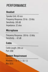 Наушники с микрофоном A4Tech HU-8 черный 2м накладные USB оголовье