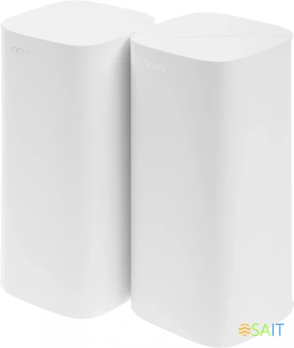 Бесшовный Mesh роутер Tenda EX12 (EX12(2-PACK)) AX3000 10/100/1000BASE-TX белый (упак.:2шт)