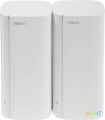 Бесшовный Mesh роутер Tenda EX12 (EX12(2-PACK)) AX3000 10/100/1000BASE-TX белый (упак.:2шт)