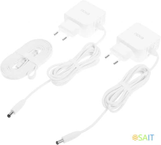 Бесшовный Mesh роутер Tenda EX12 (EX12(2-PACK)) AX3000 10/100/1000BASE-TX белый (упак.:2шт)