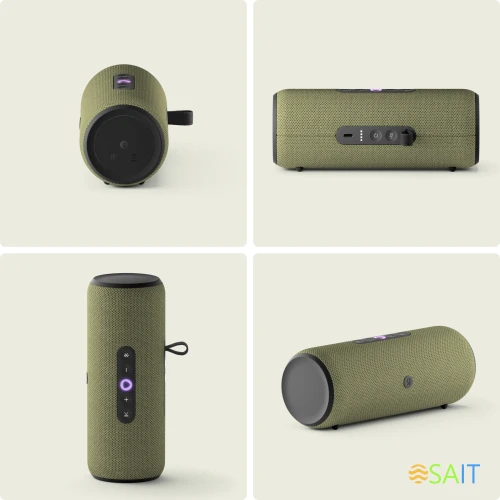 Умная колонка Yandex Стрит Алиса зеленый 30W 2.0 BT/Wi-Fi 10м 3300mAh (YNDX-00030GRN)