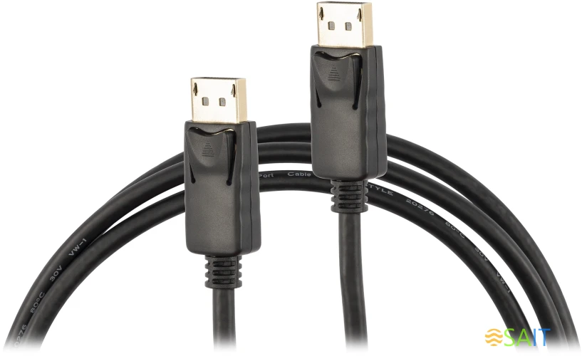 Кабель аудио-видео Buro BU-DP2.0-2M DisplayPort (m)/DisplayPort (m) 2м. черный