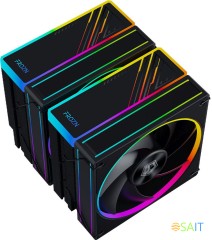 Устройство охлаждения(кулер) ID-Cooling Frozn A620 ARGB Soc-AM5/AM4/1200/1700/1851 черный 4-pin 29.9dB Al+Cu 270W 1200gr Ret (FROZN A620 ARGB)