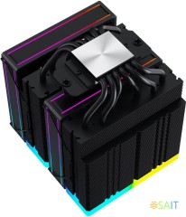 Устройство охлаждения(кулер) ID-Cooling Frozn A620 ARGB Soc-AM5/AM4/1200/1700/1851 черный 4-pin 29.9dB Al+Cu 270W 1200gr Ret (FROZN A620 ARGB)