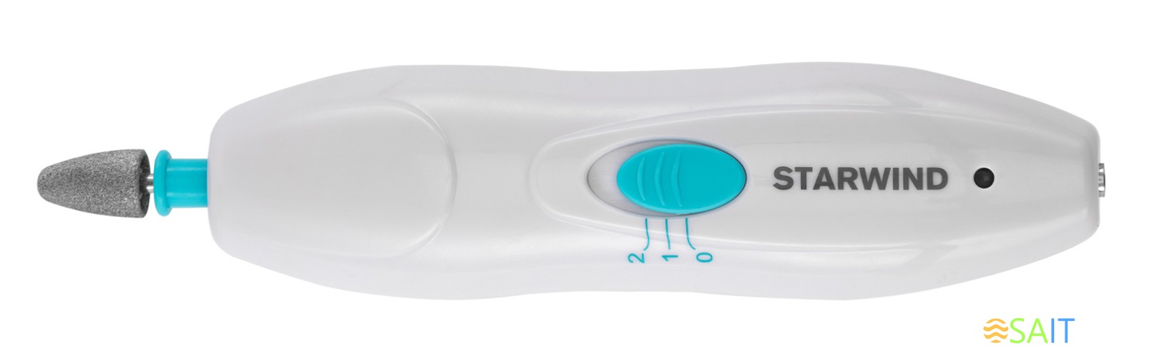 Маникюрно-педикюрный набор Starwind SMS 4050 насадок в компл.:10шт белый/синий