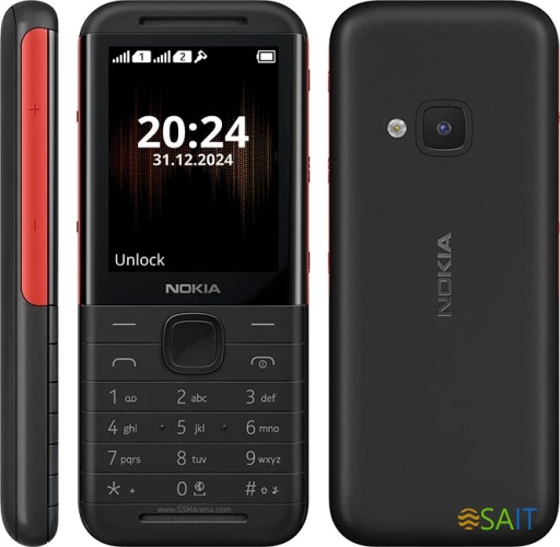 Мобильный телефон Nokia 5310 DS TA-1603 темно-красный моноблок 2Sim 2.8" 240x320 Series 30+ 0.3Mpix GSM900/1800 MP3 FM microSD max32Gb