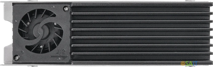 Радиатор для SSD Thermaltake MS-1 черный 16дБ металл Ret (CL-O043-AL02BL-A)