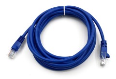 Патч-корд Buro UTP-5E-3M-BL UTP 4 пары cat.5E CCA molded 3м синий RJ-45 (m)-RJ-45 (m)