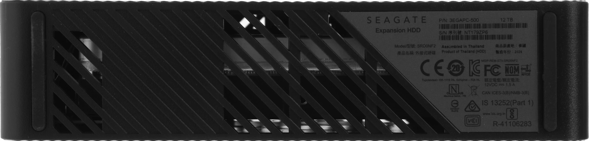 Жесткий диск Seagate USB3.0 12.2TB STKP12000400 Expansion 3.5" черный