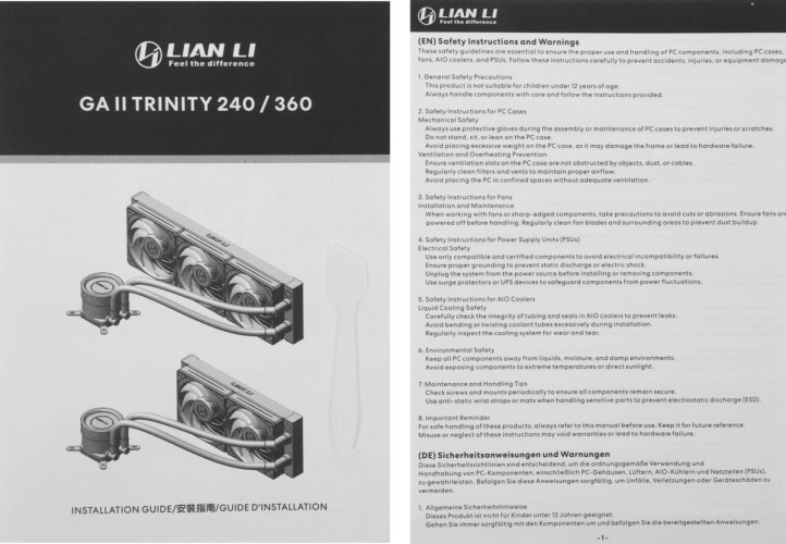 Система водяного охлаждения Lian-Li G89.GA2T36W.00