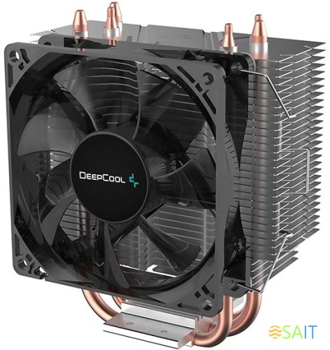 Устройство охлаждения(кулер) Deepcool Gammaxx 300 Fury Soc-AM5/AM4/1200/1700/1851 черный 4-pin 18-21dB Al+Cu 130W 435gr Ret (DP-MCH3-GMX300F)