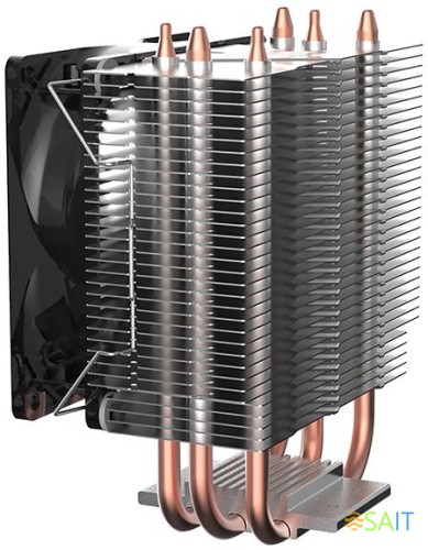 Устройство охлаждения(кулер) Deepcool Gammaxx 300 Fury Soc-AM5/AM4/1200/1700/1851 черный 4-pin 18-21dB Al+Cu 130W 435gr Ret (DP-MCH3-GMX300F)