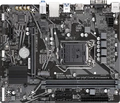 Материнская плата Gigabyte H510M H V2 2.0 Soc-1200 Intel Q470 2xDDR4 mATX AC`97 8ch(7.1) GbLAN+VGA+HDMI