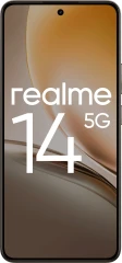 Смартфон Realme RMX5070 14 5G 256Gb 8Gb черный моноблок 3G 4G 2Sim 6.67&quot; 1080x2400 Android 15 50Mpix 802.11 a/b/g/n/ac/ax NFC GPS GSM900/1800 GSM1900 Protect