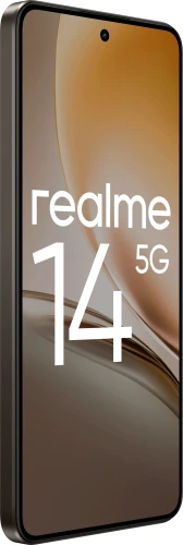 Смартфон Realme RMX5070 14 5G 256Gb 8Gb черный моноблок 3G 4G 2Sim 6.67" 1080x2400 Android 15 50Mpix 802.11 a/b/g/n/ac/ax NFC GPS GSM900/1800 GSM1900 Protect