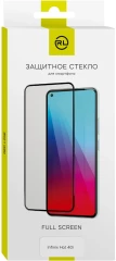 Защитное стекло для экрана Redline черный для Infinix Hot 40i 2.5D 1шт. (УТ000038290)