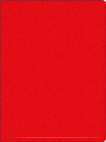 Папка с 20 прозр.вклад. Silwerhof Eco SE-V20RED A4 пластик 0.5мм красный