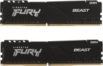 Память DDR4 2x16Gb 3200MHz Kingston KF432C16BBK2/32 Fury Beast Black RTL Gaming PC4-25600 CL16 DIMM 288-pin 1.35В single rank с радиатором Ret