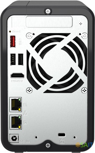 Сетевое хранилище NAS Qnap Original TS-264-8G 2-bay настольный Celeron N5095