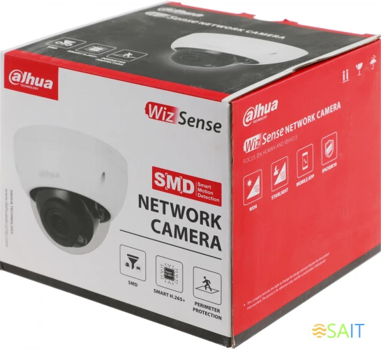 Камера видеонаблюдения IP Dahua DH-IPC-HDBW2441RP-ZS 2.7-13.5мм цв. корп.:белый