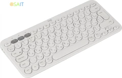 Клавиатура Logitech K380 белый беспроводная BT (920-009589)