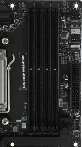 Материнская плата MSI MAG B850M MORTAR WIFI SocketAM5 AMD B850 4xDDR5 mATX AC`97 8ch(7.1) 5Gigabit RAID+HDMI